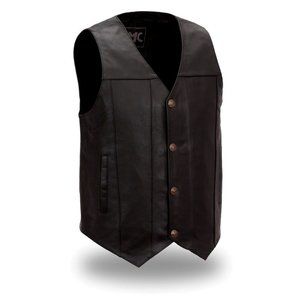 Men's Buffalo Nickel Vest with Dual side internal Concealed pockets